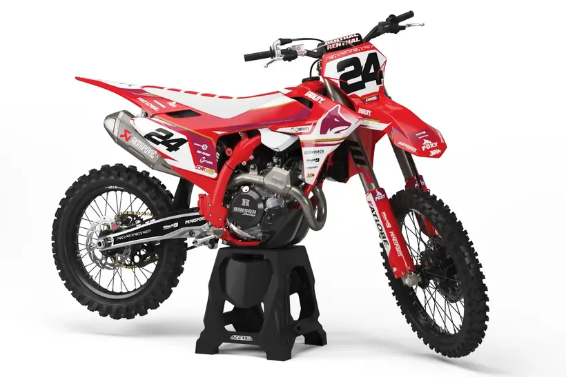 Honda motorcycle graphics example