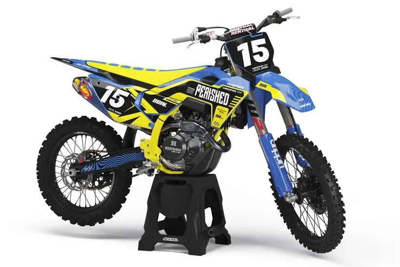 Yamaha motorcycle graphics example