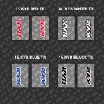 KYB Transparent Mid-Fork Wraps