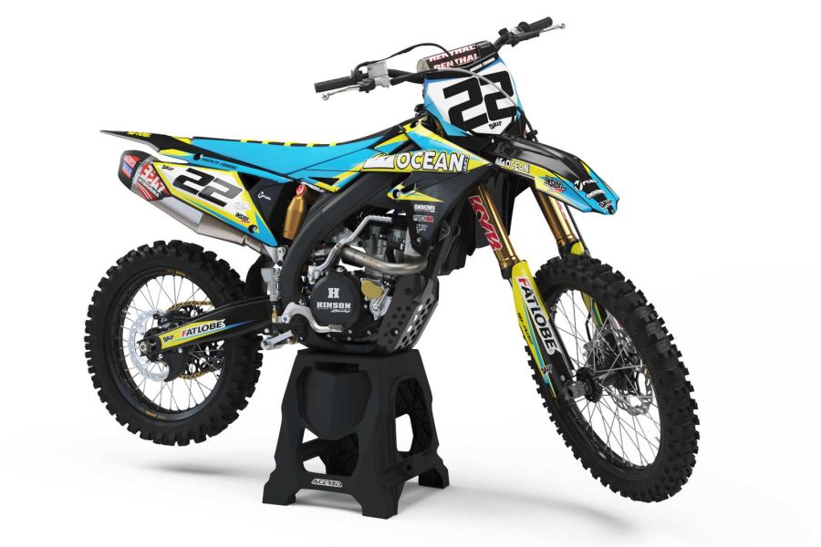 LIT-Scrubbed Graphics Kit for Suzuki