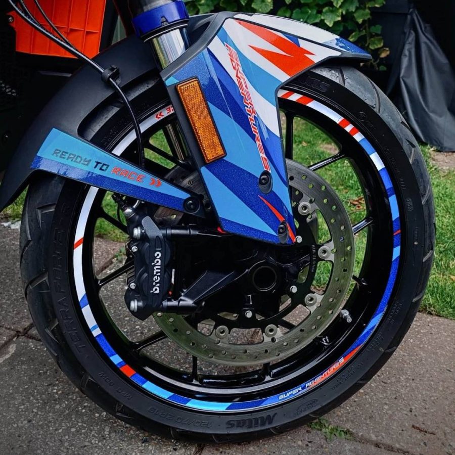 Bike-Matching Rim Graphics