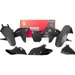 GasGas MC 125/250/250F/350F/450F, EX 250/250F/300/350F/450F Plastics Kit 2021-2023 – Black · R-Tech
