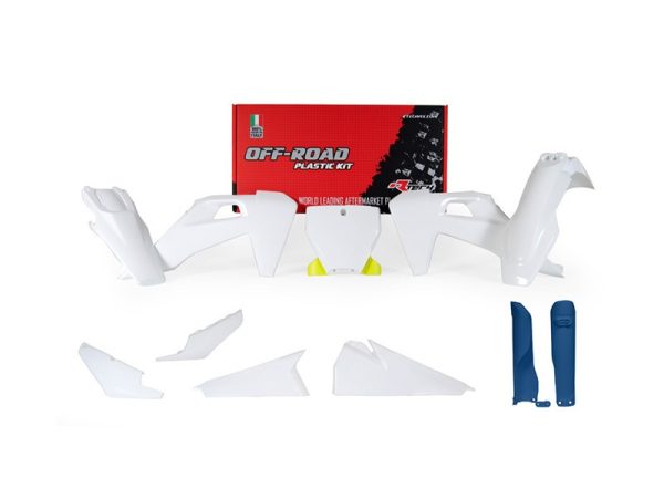 Husqvarna TC 125/250, FC 250/350/450, TX 300, FX 350/450 Plastics Kit 2018-2022 – OEM 2019 & 2022 colours · R-Tech