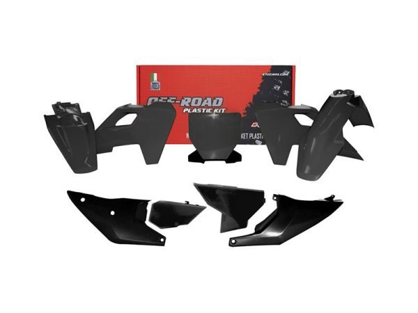 Husqvarna TC 125/250, FC 250/350/450, TX 300, FX 350/450 Plastics Kit 2022-2024 – Black · R-Tech