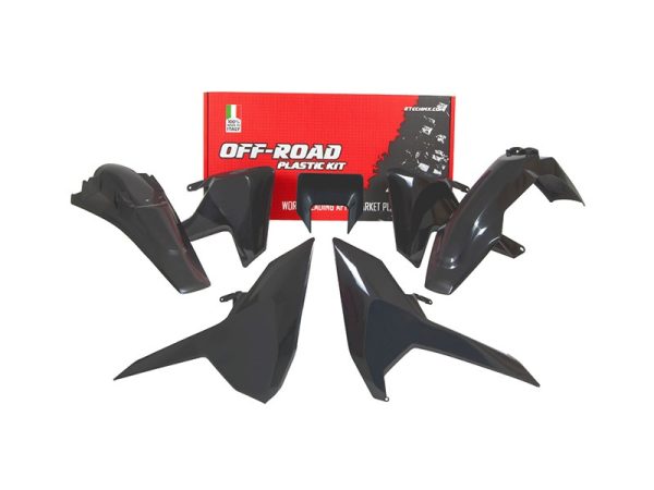 Husqvarna TE 250/300, FE 250/350/450/501 Plastics Kit 2017-2019 – Black · R-Tech