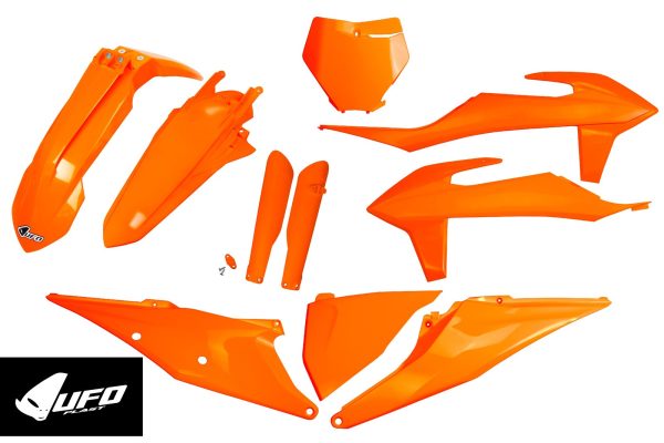 KTM SX 125/150/250, SX-F/XC-F 250/350/450, XC 125/250 Plastics Kit 2016-2022 – Orange · UFO