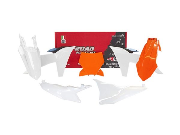 KTM SX/XC 125/250/300, SX-F/XC-F 250/350/450 Plastics Kit 2023-2024 – OEM 2023 colours · R-Tech